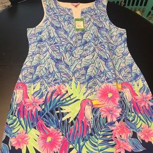 NWT Lilly Pulitzer Harper Shift in Let’s Mango XL